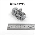 Italian Breda 52/9053 Anti-aircraft Gun,3D Printed,1/144 Scale Mini Model,Resin