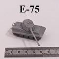 WWII German E-75 Heavy Tank,3D Printed,1/144 Scale Mini Tank Model,Resin