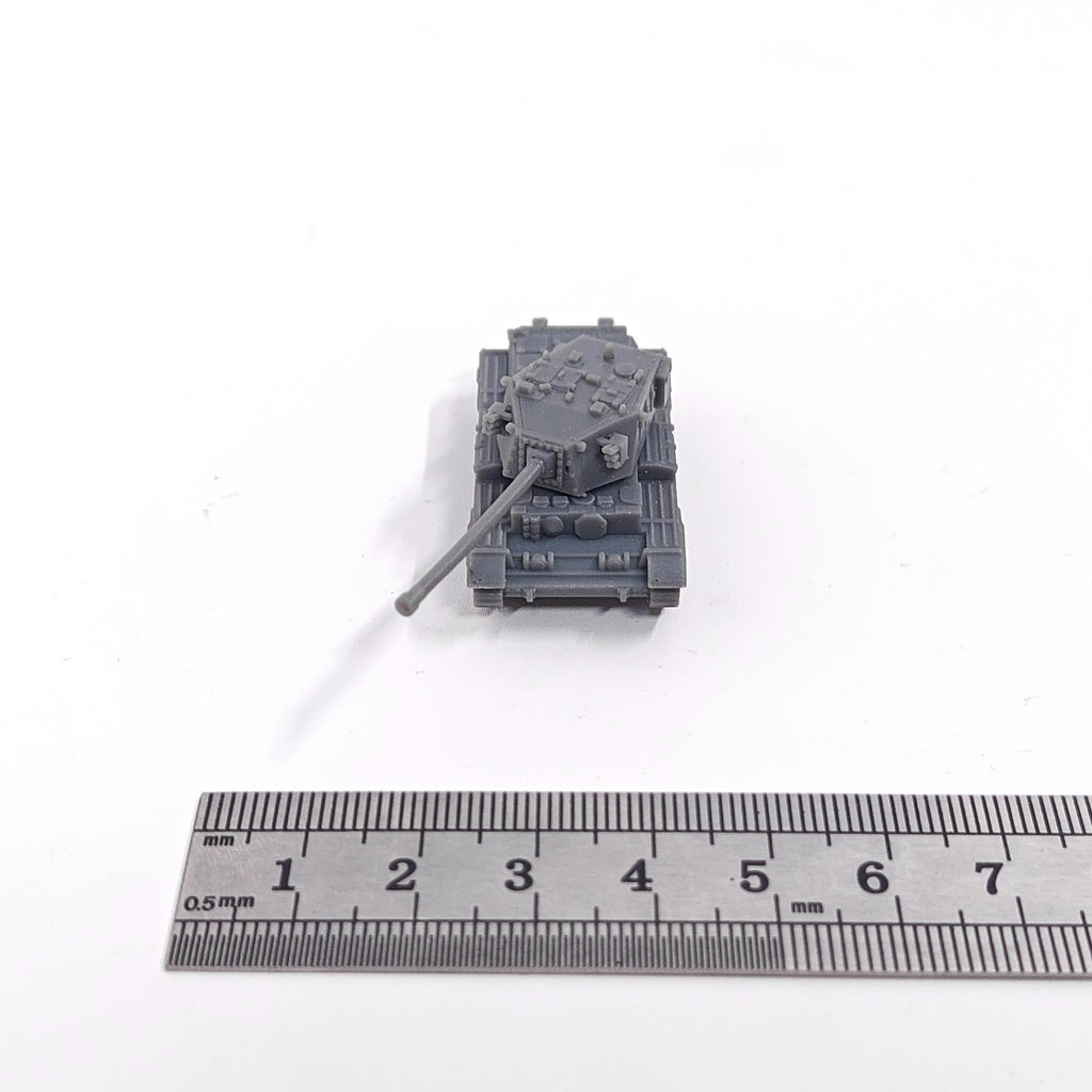 British FV4101 Charioteer Tank,3D Printed,1/144 Scale Mini Tank Model,Resin