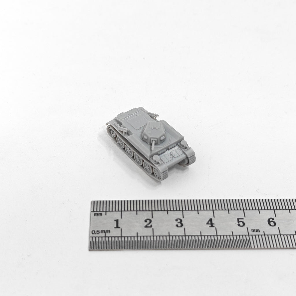 German Panzerkampfwagen II (Flamm) Ausf.E Tank,3D Printed,1/144 Mini Model,Resin