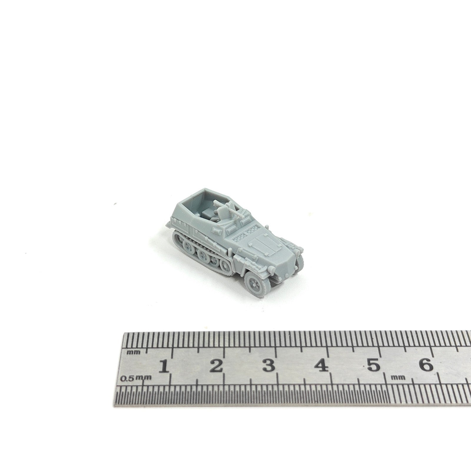 WWII German Sd.Kfz. 250/1 APC,3D Printed,1/144 Scale Mini Model,Resin