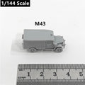 US Army M43 Ambulance, 3D Printed ,1/144 Scale Mini Tank Model,Resin