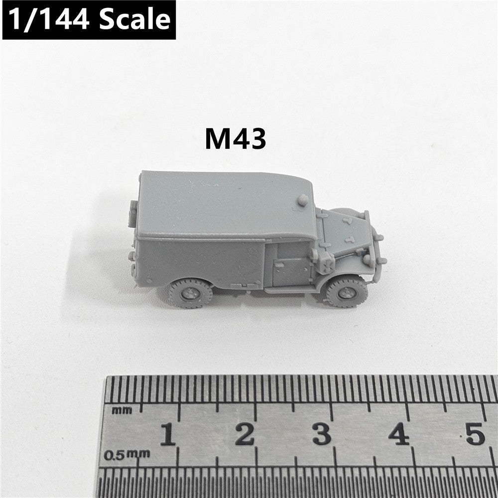 US Army M43 Ambulance, 3D Printed ,1/144 Scale Mini Tank Model,Resin