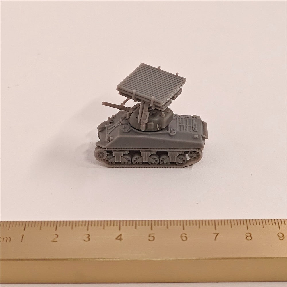 WWII US Army Sherman Calliope Tank,3D Printed,1/144 Scale Mini Tank Model,Resin