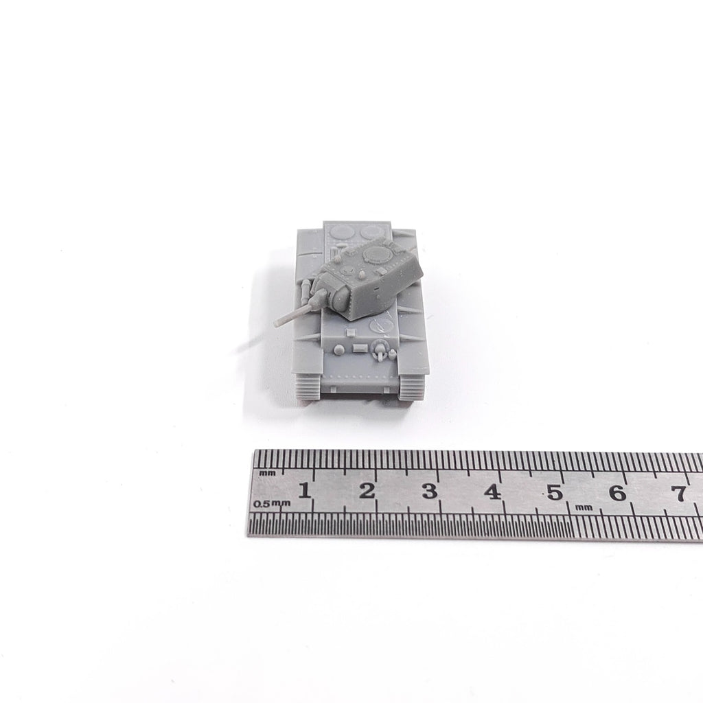 WWII Soviet KV-1 Heavy Tank,3D Printed,1/144 Scale Mini Tank Model,Resin
