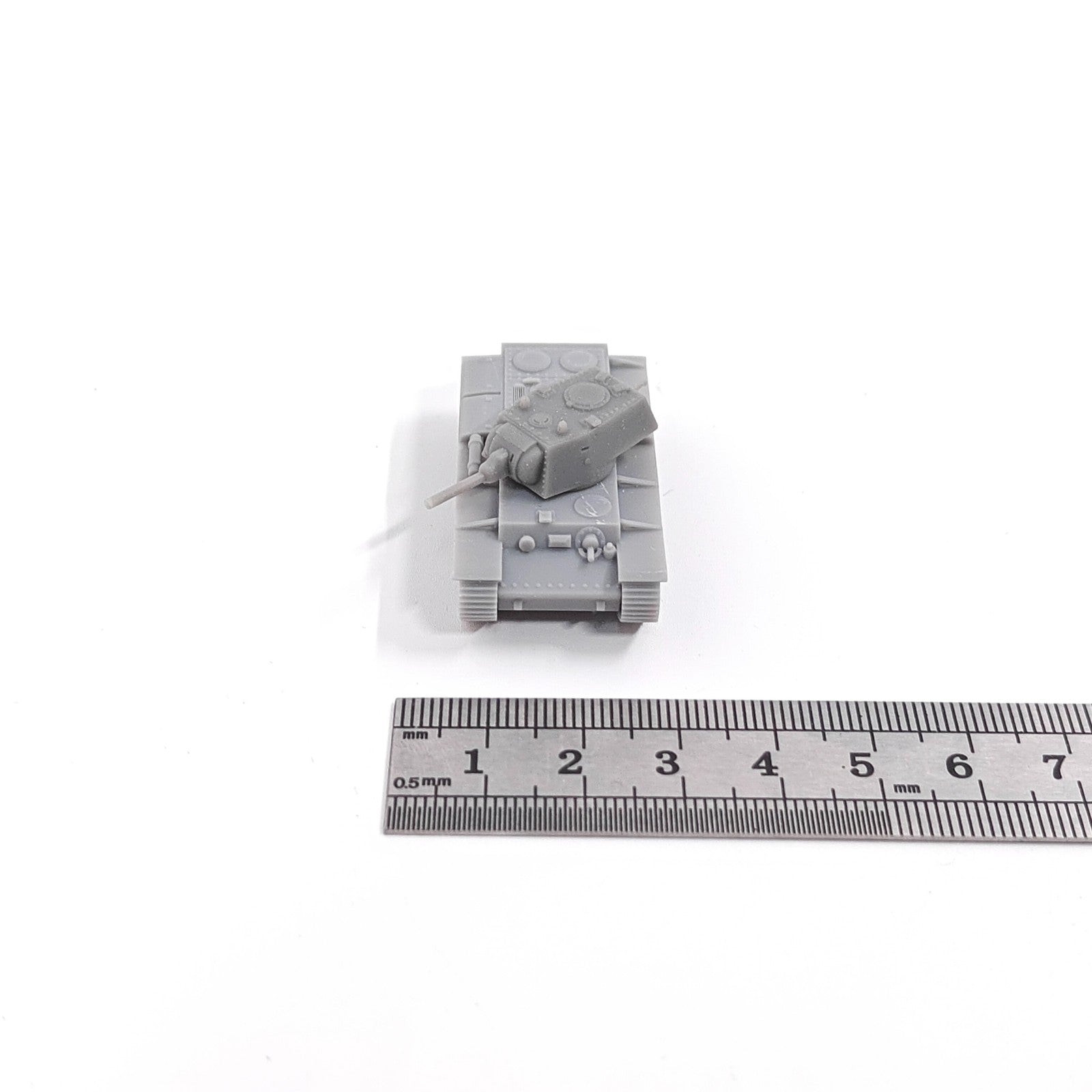 WWII Soviet KV-1 Heavy Tank,3D Printed,1/144 Scale Mini Tank Model,Resin