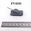 British FV4101 Charioteer Tank,3D Printed,1/144 Scale Mini Tank Model,Resin
