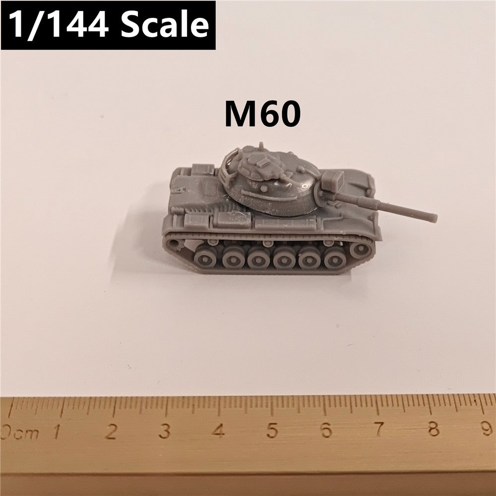 US Army M60 Tank, 3D Printed ,1/144 Scale Mini Tank Model,Resin
