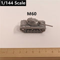 US Army M60 Tank, 3D Printed ,1/144 Scale Mini Tank Model,Resin