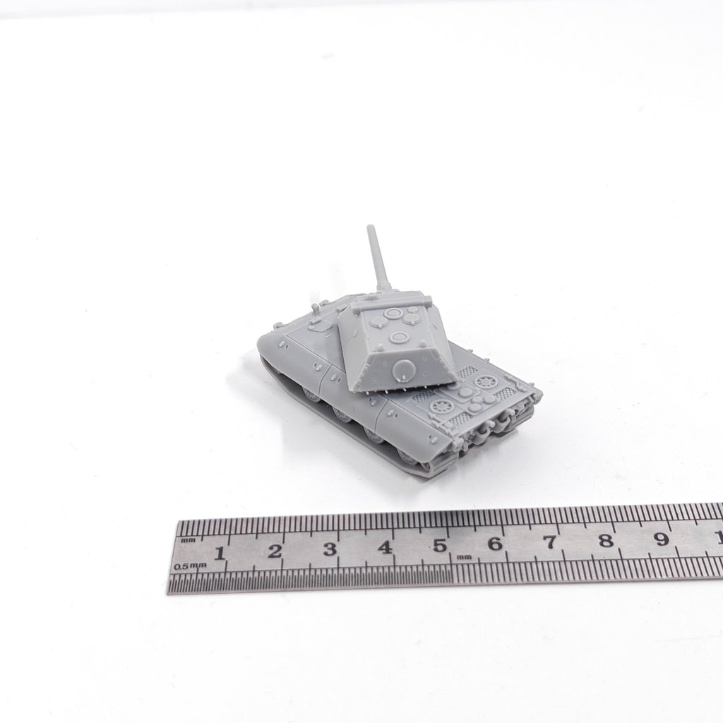 German E-100 Tank with Krupp Turret,3D Printed,1/144 Scale Mini Tank Model,Resin