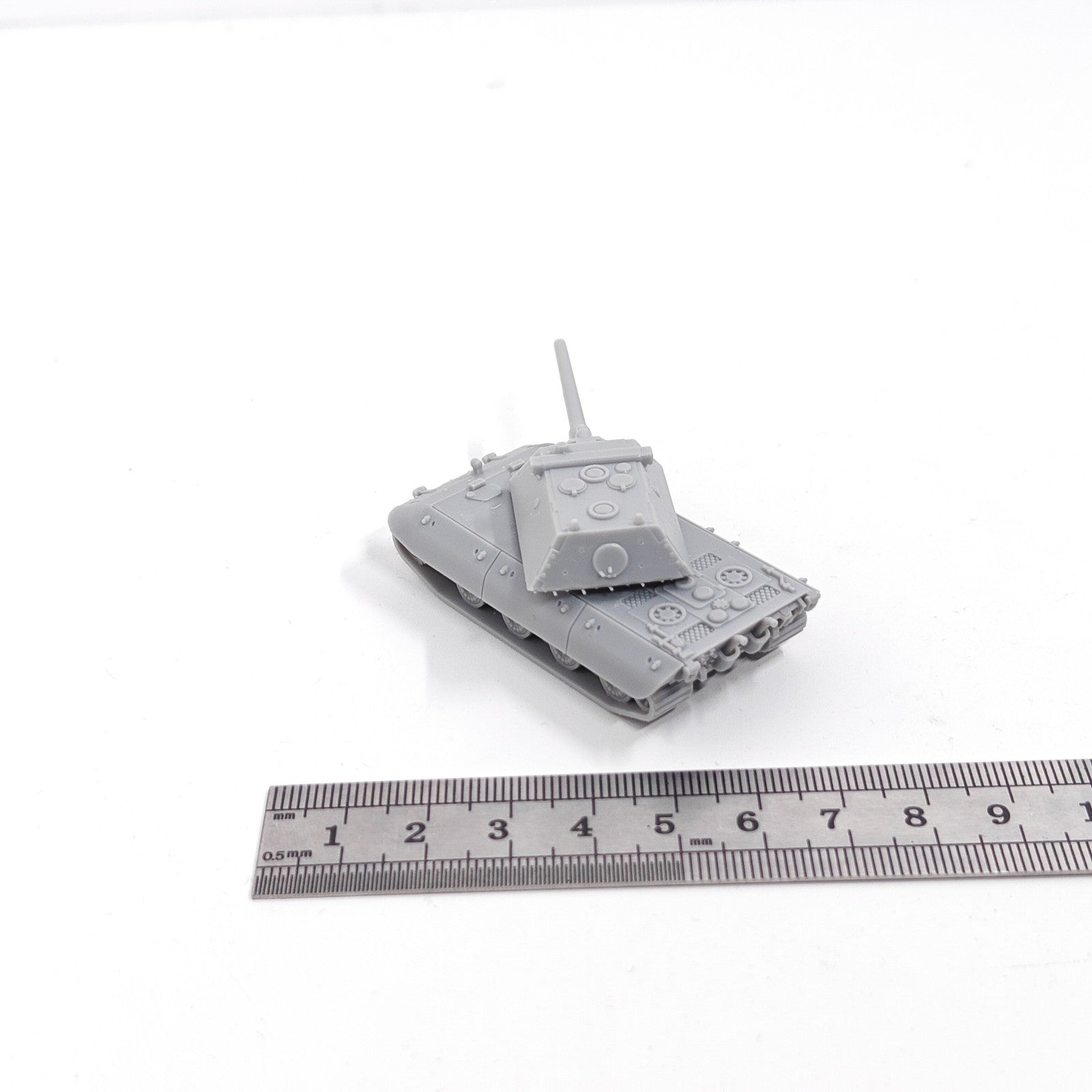 German E-100 Tank with Krupp Turret,3D Printed,1/144 Scale Mini Tank Model,Resin