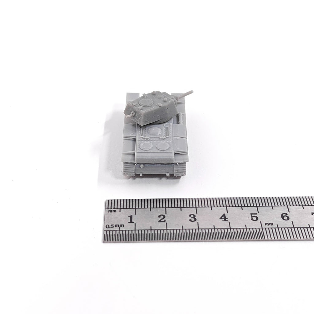 WWII Soviet KV-1 Heavy Tank,3D Printed,1/144 Scale Mini Tank Model,Resin