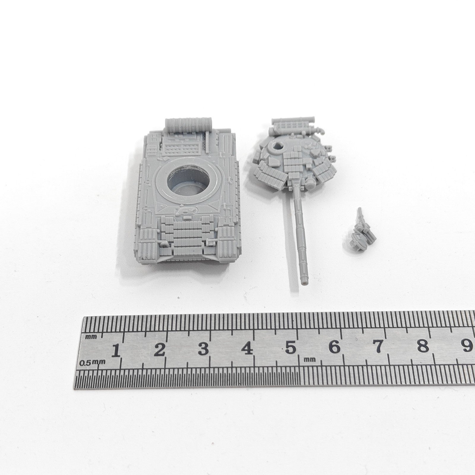 Soviet T-64BV Main Battle Tank,3D Printed,1/144 Scale Mini Tank Model,Resin