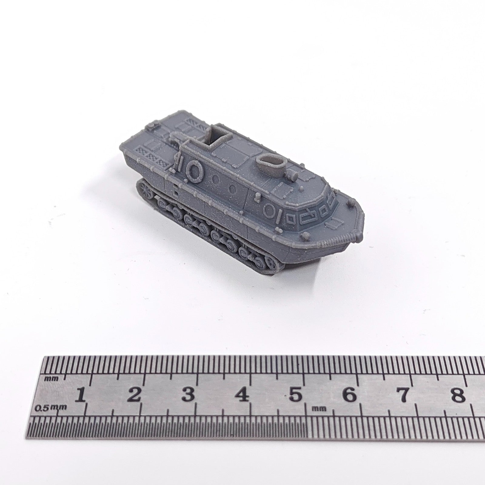 WWII German LWS Amphibious Tractor,3D Printed,1/144 Scale Mini Tank Model,Resin