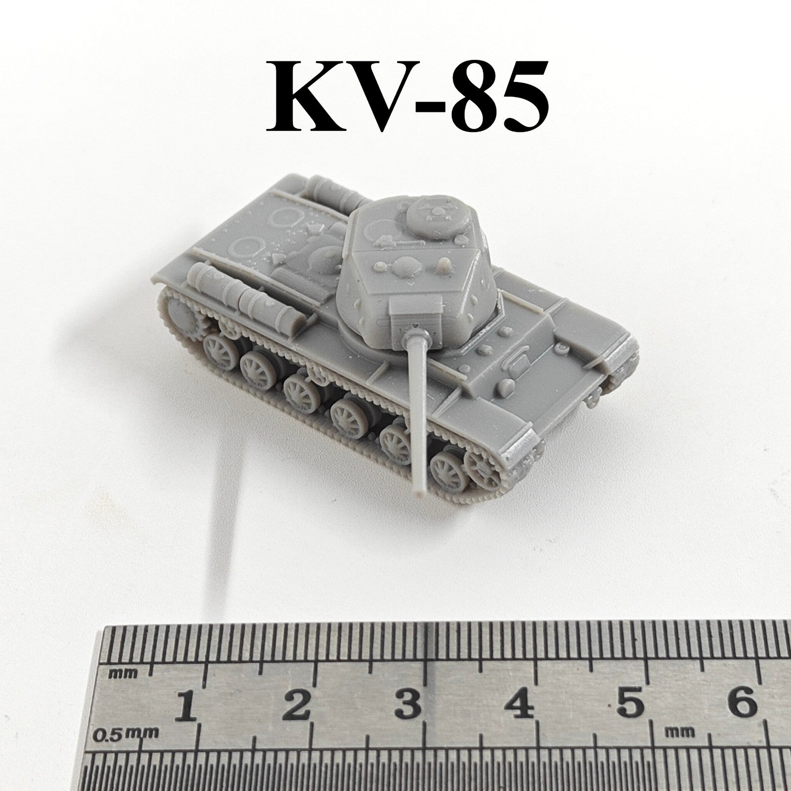 WWII Soviet KV-85 Heavy Tank,3D Printed,1/144 Scale Mini Tank Model,Resin