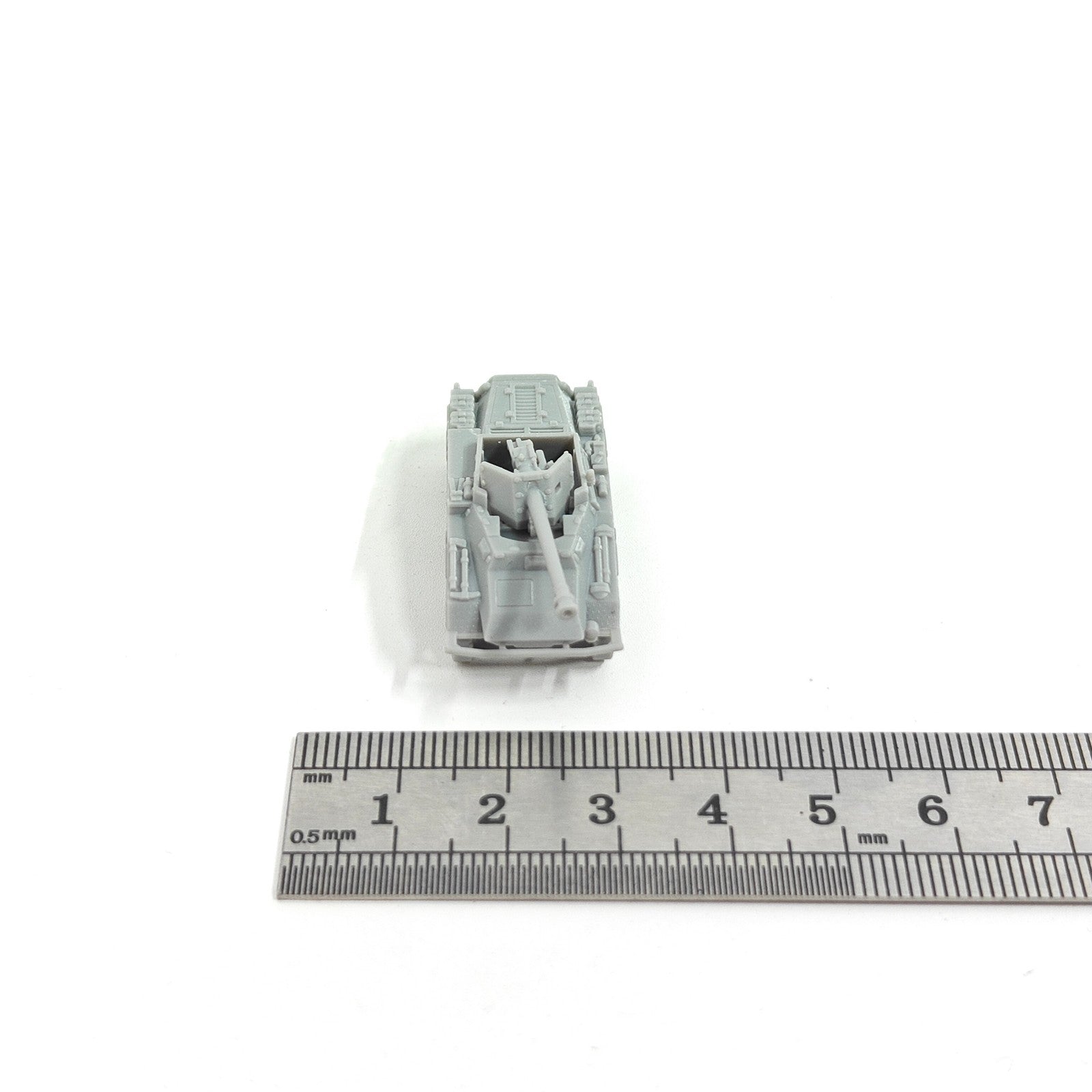WWII German Sd.Kfz. 234/4 Wheeled Armor,3D Printed,1/144 Scale Mini Model,Resin