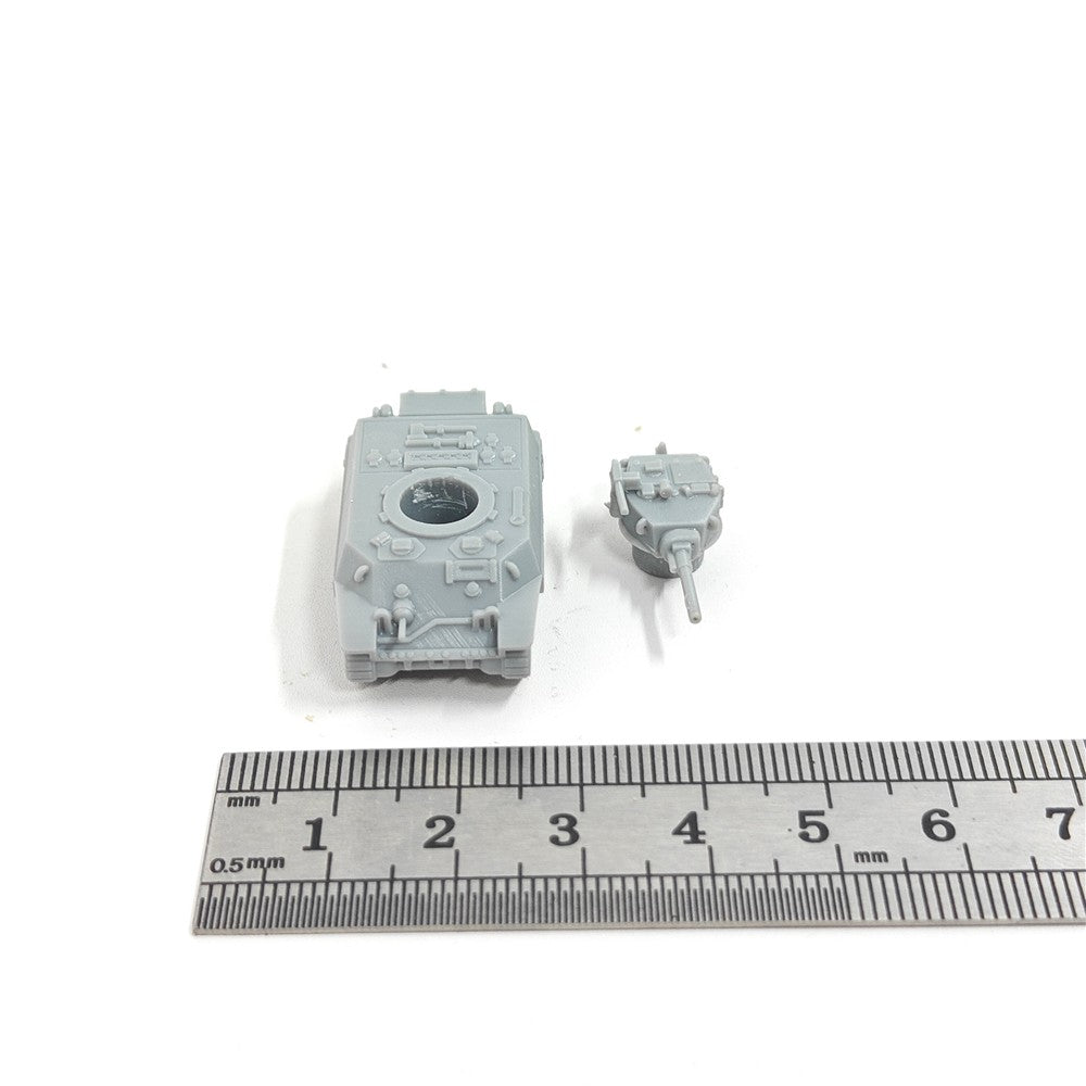 U.S. Army M3A3 Stuart Tank, 3D Printed ,1/144 Scale Mini Tank Model,Resin