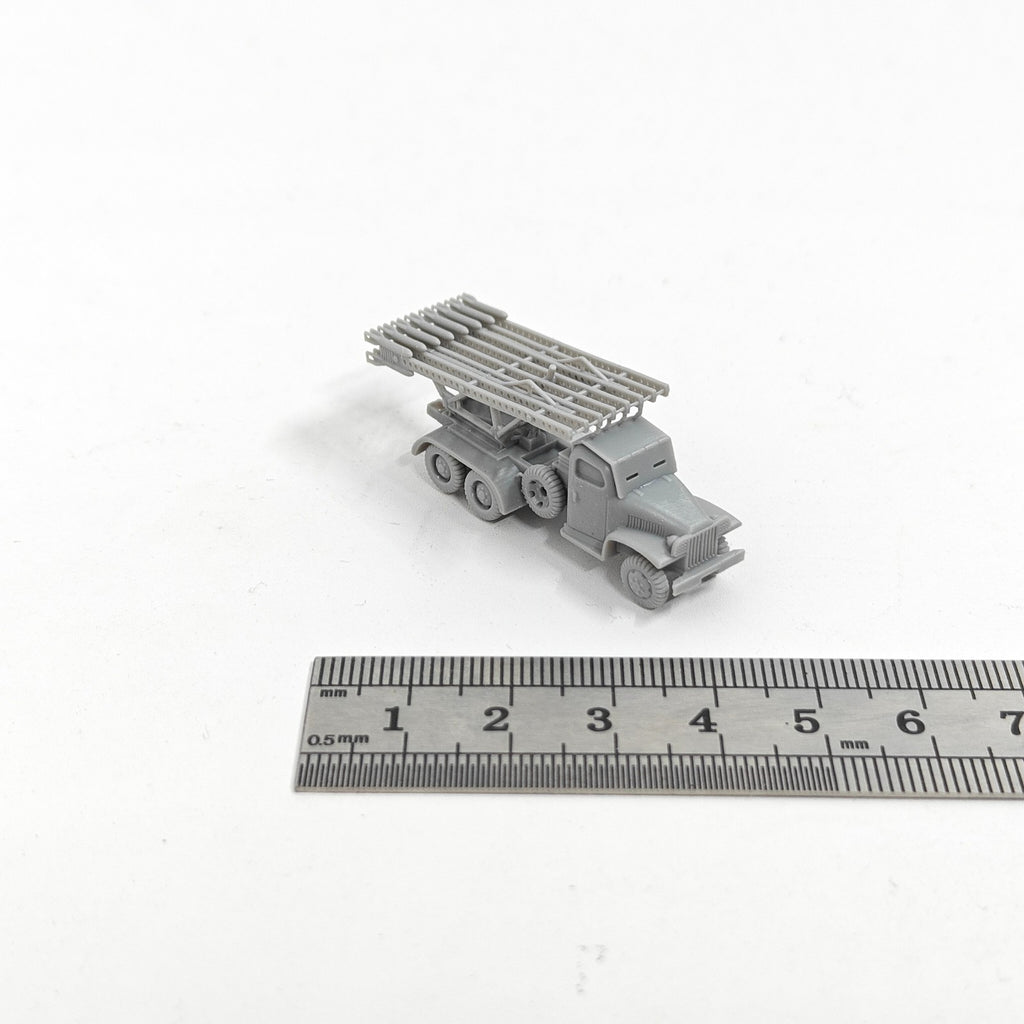 WWII Soviet BM-13 Rocket Artillery,3D Printed,1/144 Scale Mini Tank Model,Resin