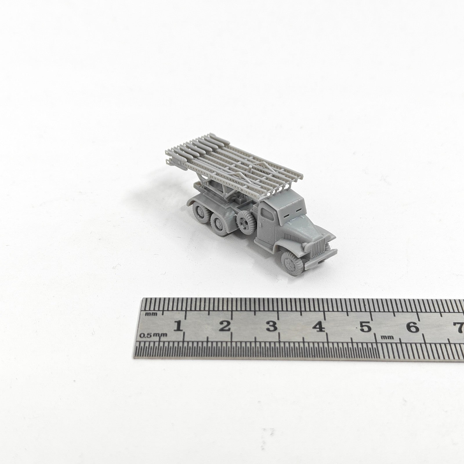 WWII Soviet BM-13 Rocket Artillery,3D Printed,1/144 Scale Mini Tank Model,Resin