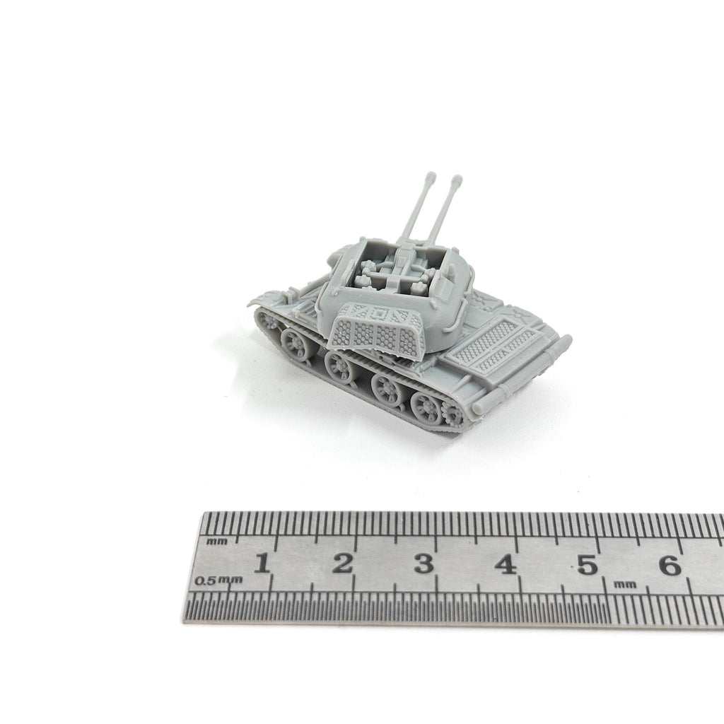 Soviet ZSU-57-2 SPAAG,3D Printed,1/144 Scale Mini Tank Model,Resin