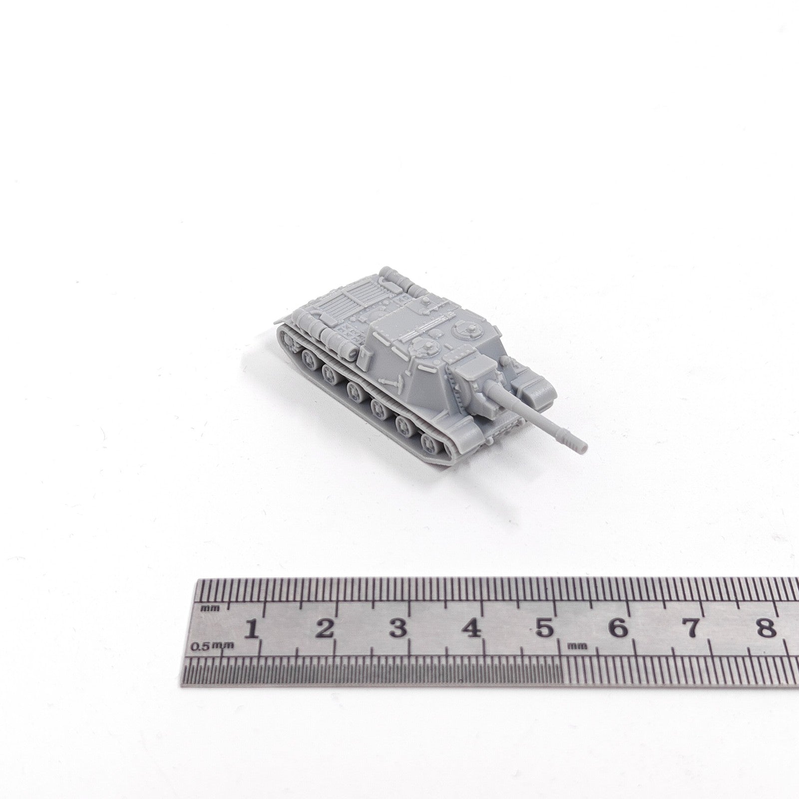 Soviet ISU-152 Tank Destroyer,3D Printed,1/144 Scale Mini Tank Model,Resin