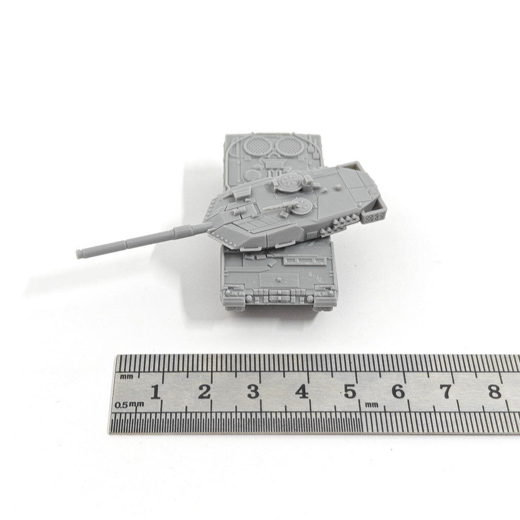 German Leopard 2A6 Main Battle Tank,3D Printed,1/144 Scale Mini Tank Model,Resin