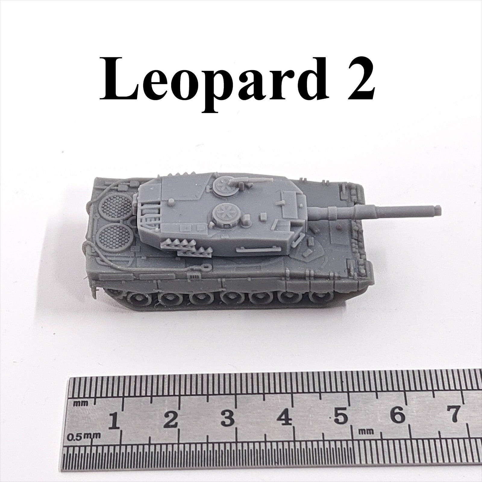 German Leopard 2 Main Battle Tank,3D Printed,1/144 Scale Mini Tank Model,Resin