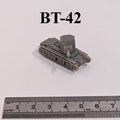 WWII Finland BT-42 Light Tank,3D Printed,1/144 Scale Mini Tank Model,Resin