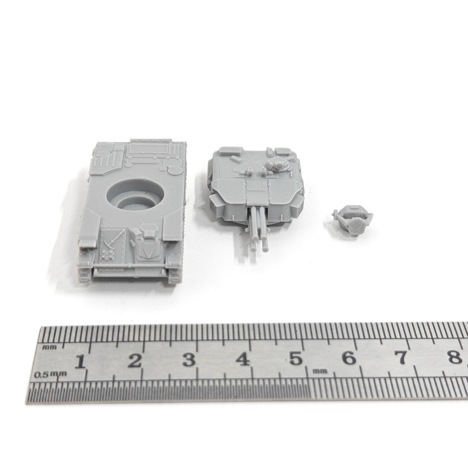 Soviet ZSU-23-4 Shilka SPAAG,3D Printed,1/144 Scale Mini Tank Model,Resin