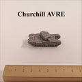 WWII British Churchill AVRE,3D Printed,1/144 Scale Mini Tank Model,Resin