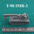 Russia T-90 IMR-3 TRV,3D Printed,1/144 Scale Mini Tank Model,Resin