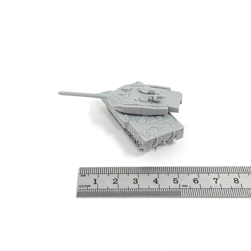 German Leopard 2A7 Main Battle Tank,3D Printed,1/144 Scale Mini Tank Model,Resin