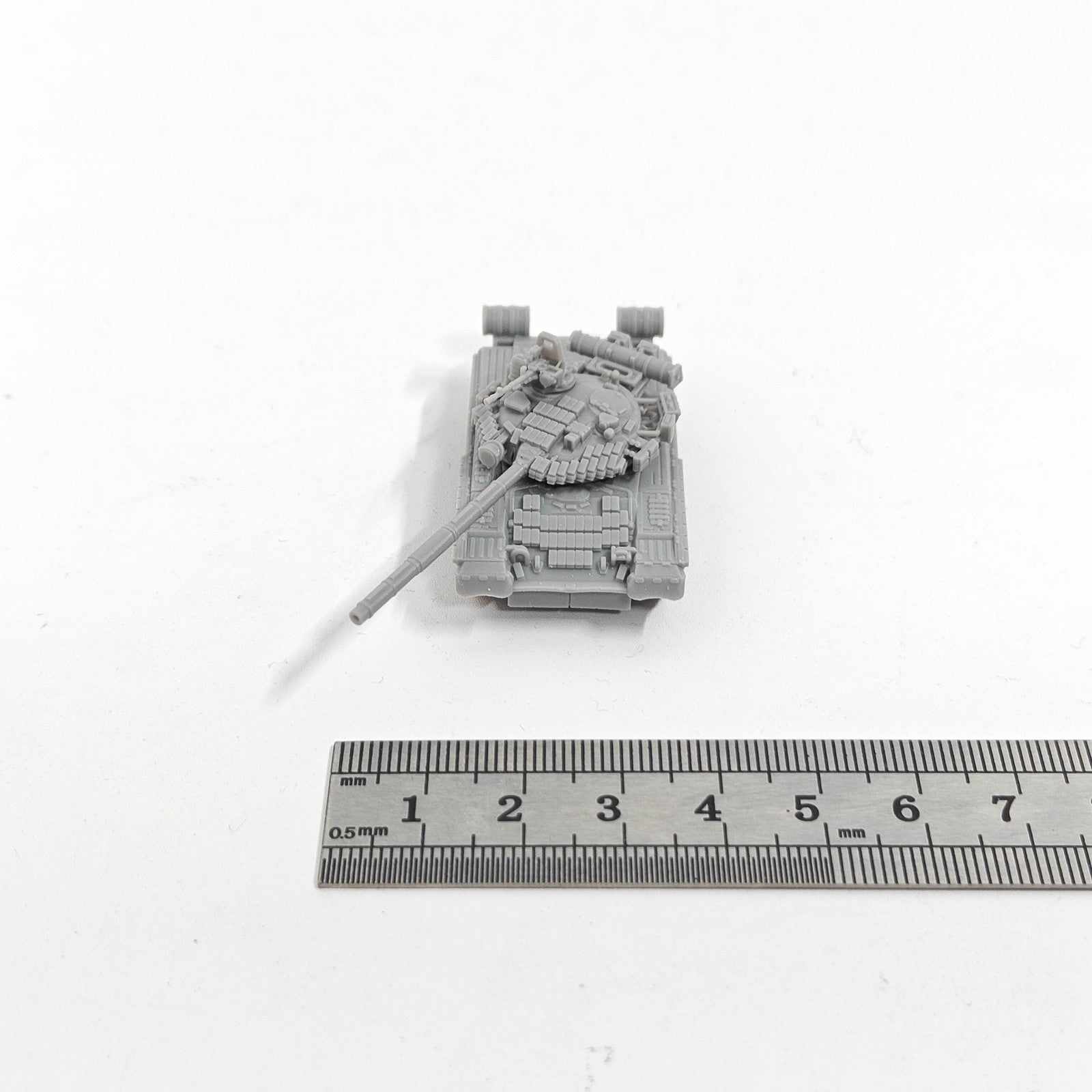 Soviet T-80BV Main Battle Tank,3D Printed,1/144 Scale Mini Tank Model,Resin
