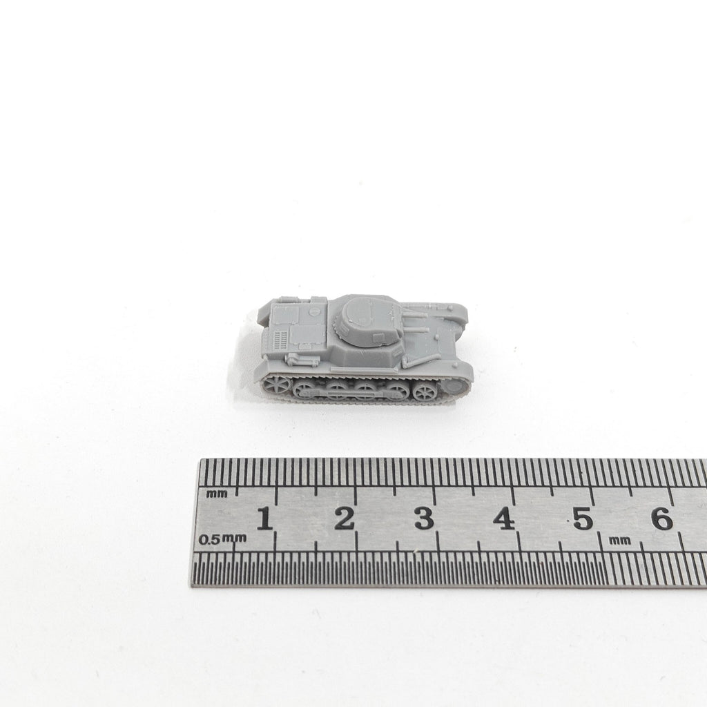 WWII German Panzer I Ausf. B Light Tank,3D Printed,1/144 Scale Tank Model,Resin