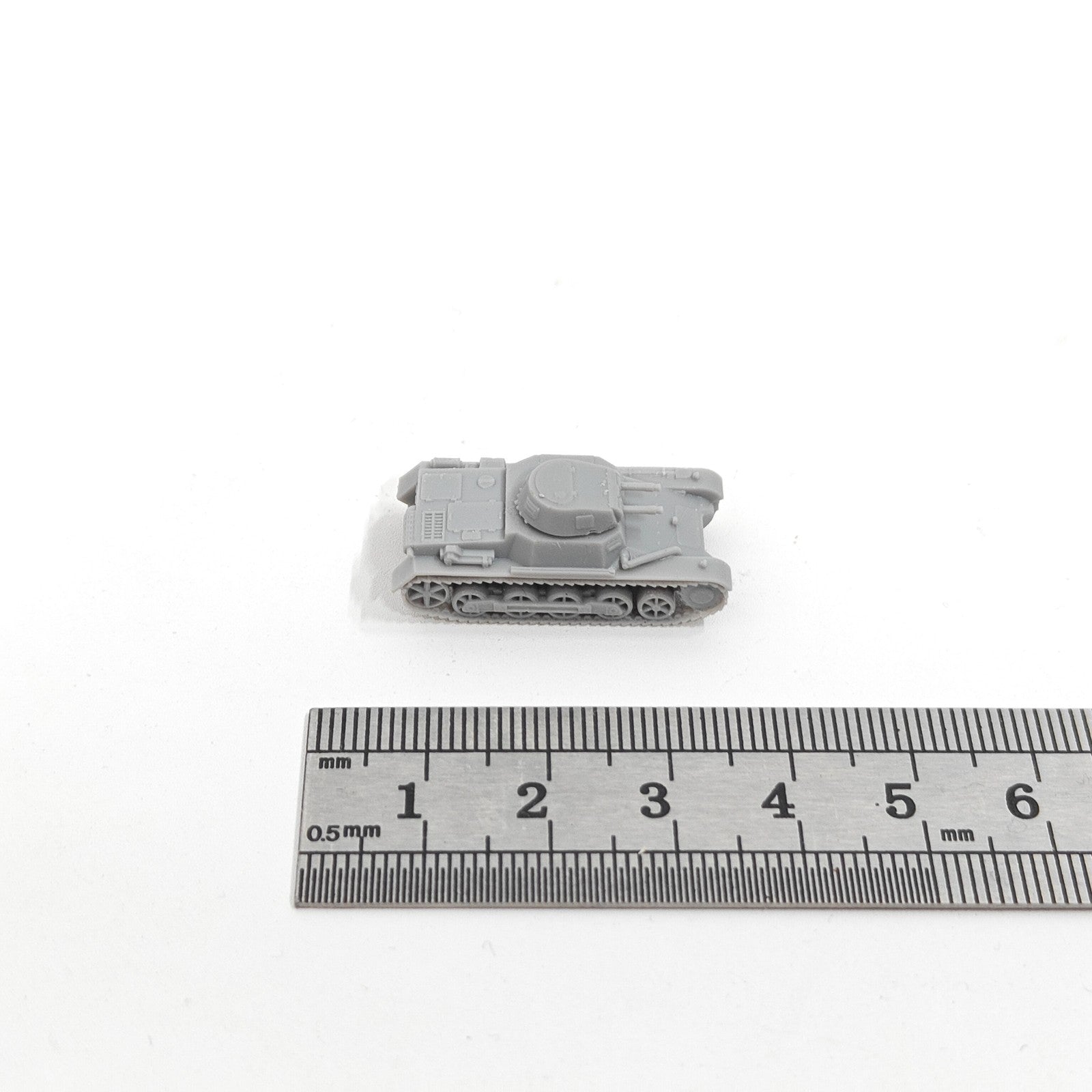 WWII German Panzer I Ausf. B Light Tank,3D Printed,1/144 Scale Tank Model,Resin