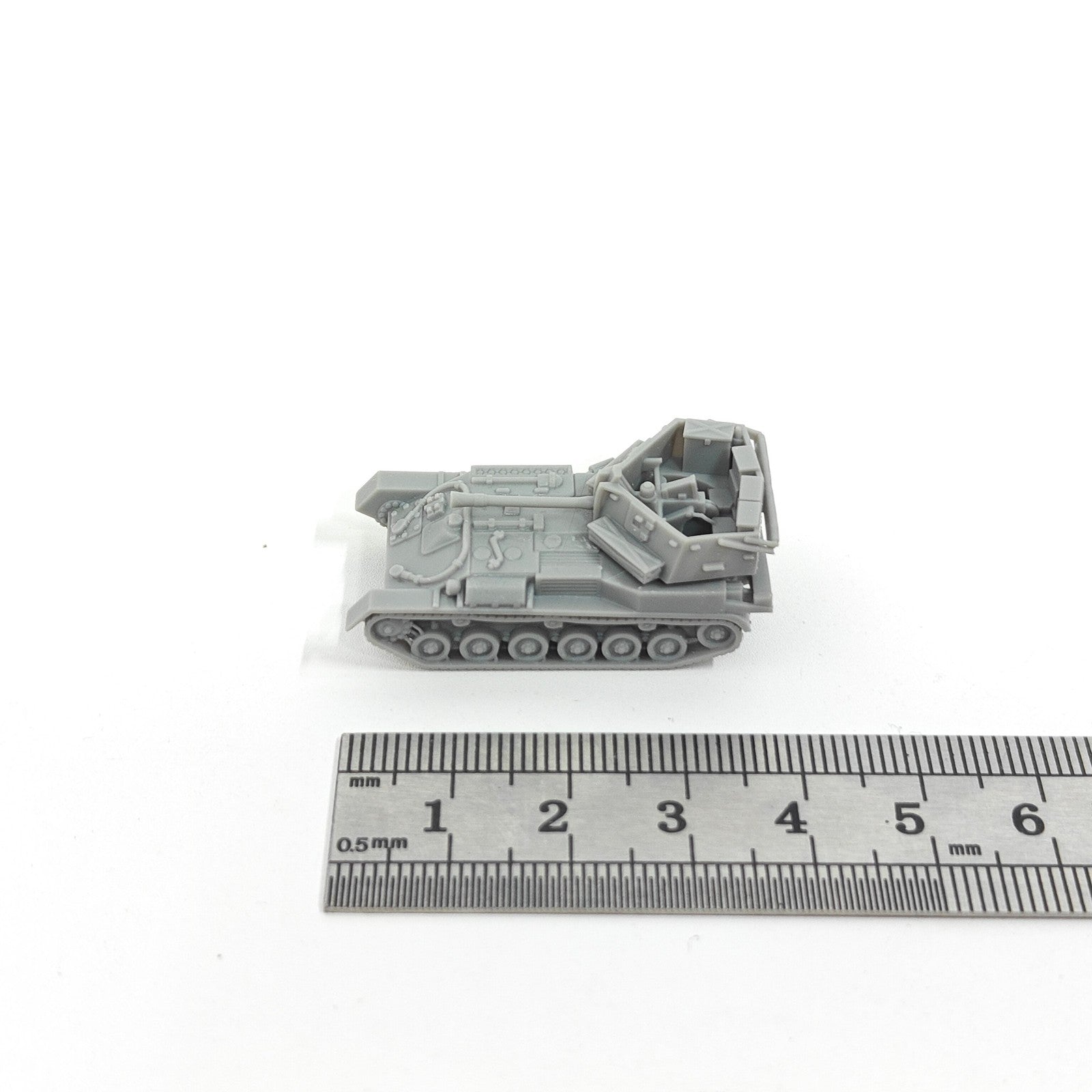 WWII Soviet ZSU-37 SPAAG,3D Printed,1/144 Scale Mini Tank Model,Resin