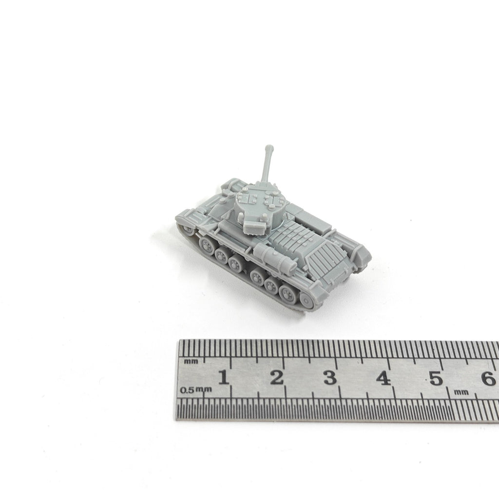 British Valentine Mk9 Tank,3D Printed,1/144 Scale Mini Tank Model,Resin