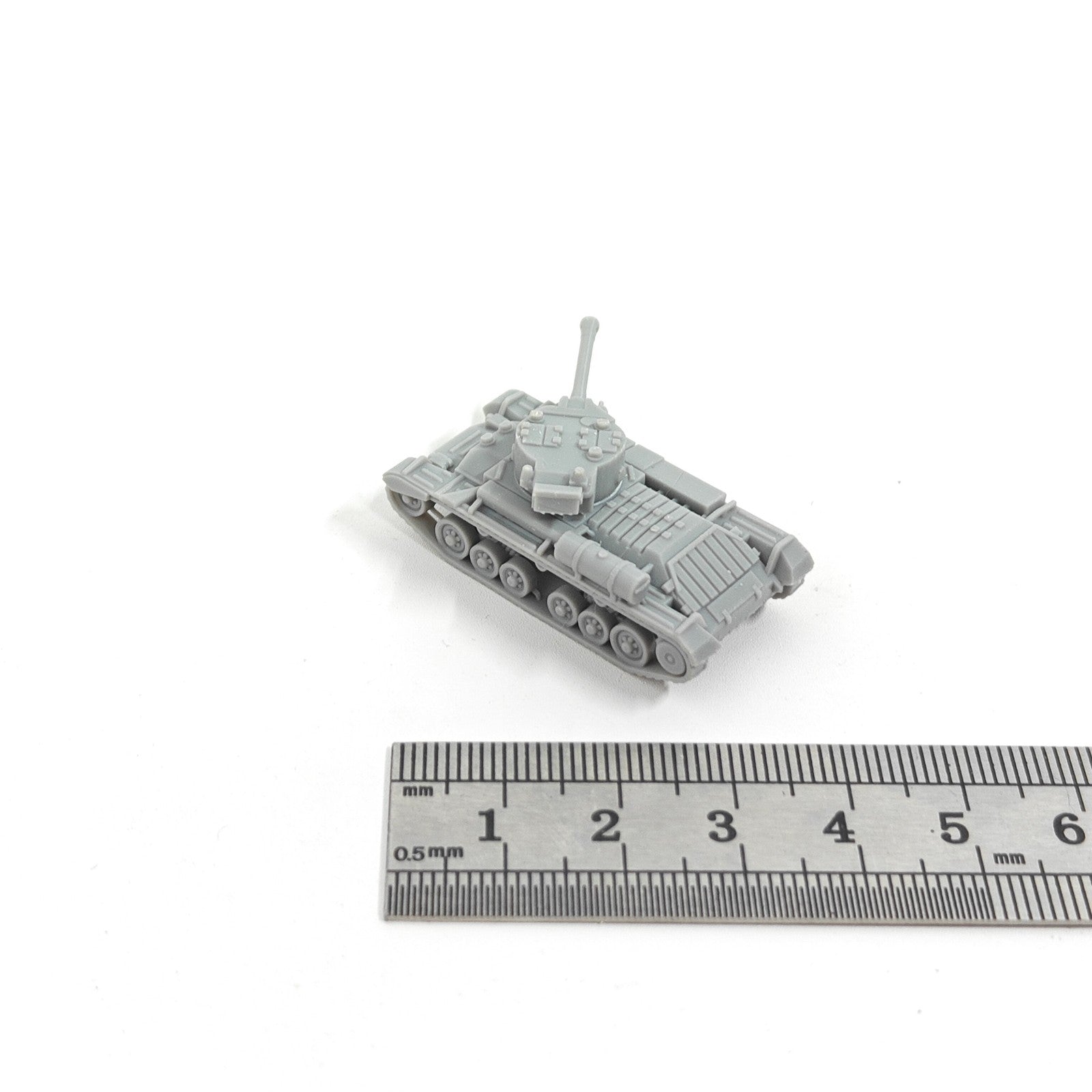 British Valentine Mk9 Tank,3D Printed,1/144 Scale Mini Tank Model,Resin