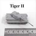 WWII German Tiger II Heavy Tank,3D Printed,1/144 Mini Tank Model,Resin