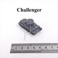 WWII UK Challenger Tank Destroyer,3D Printed,1/144 Scale Mini Tank Model,Resin