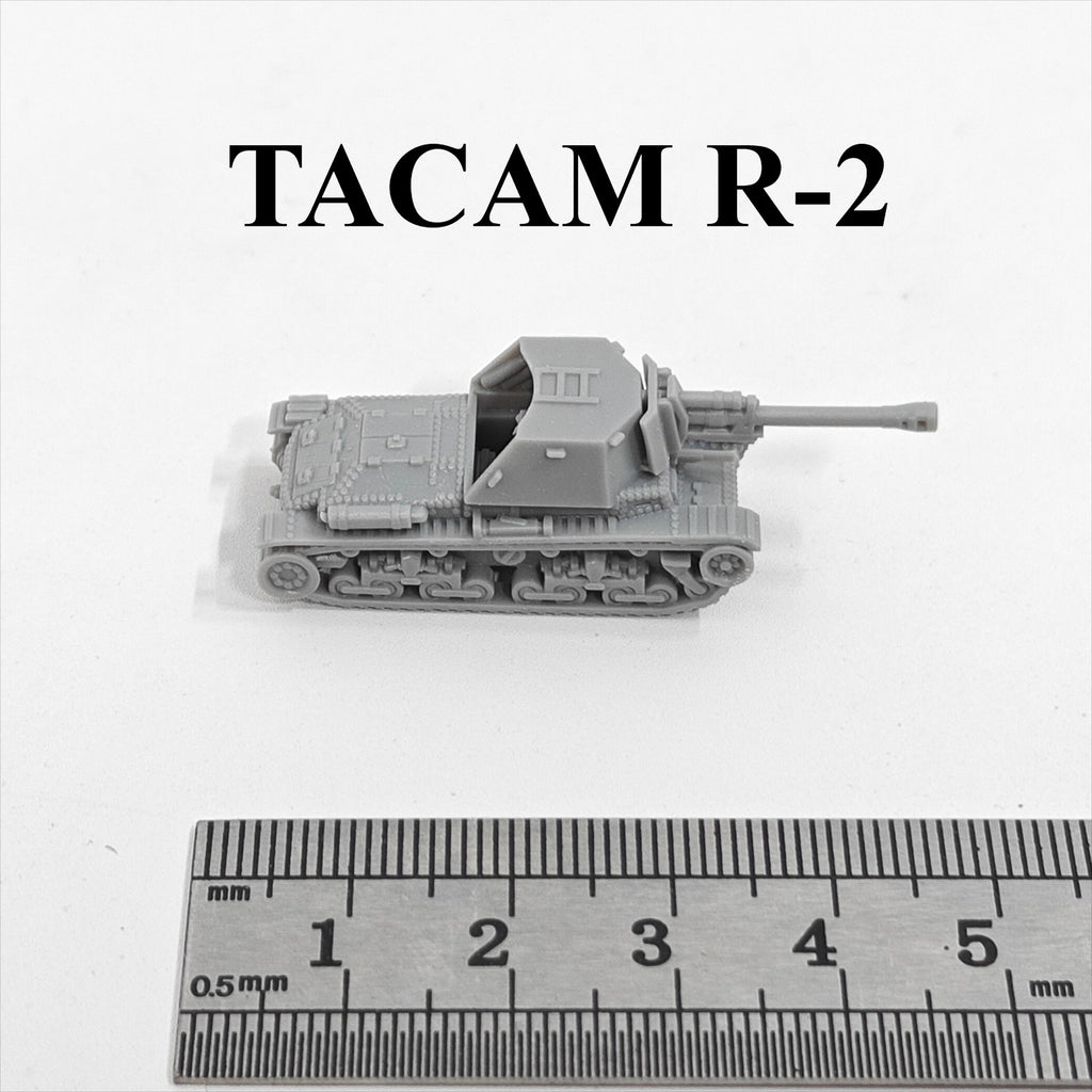Romania TACAM R-2 Tank Destroyer,3D Printed,1/144 Scale Mini Tank Model,Resin
