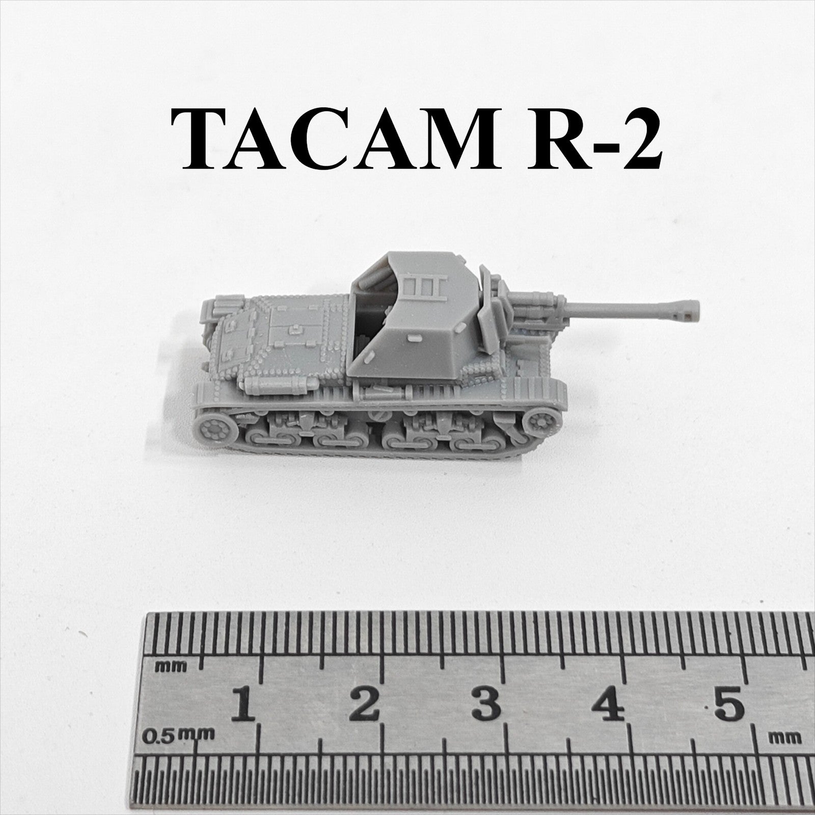 Romania TACAM R-2 Tank Destroyer,3D Printed,1/144 Scale Mini Tank Model,Resin