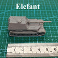 German Jagdpanzer TIGER/P Elefant Tank Destroyer,3D Printed,1/144 Model,Resin