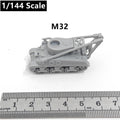 WWII US Army Sherman M32 ARV,3D Printed,1/144 Scale Mini Tank Model,Resin
