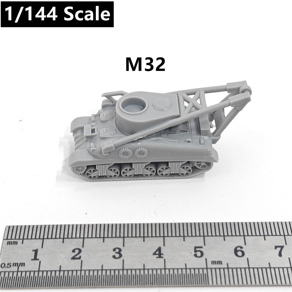 WWII US Army Sherman M32 ARV,3D Printed,1/144 Scale Mini Tank Model,Resin