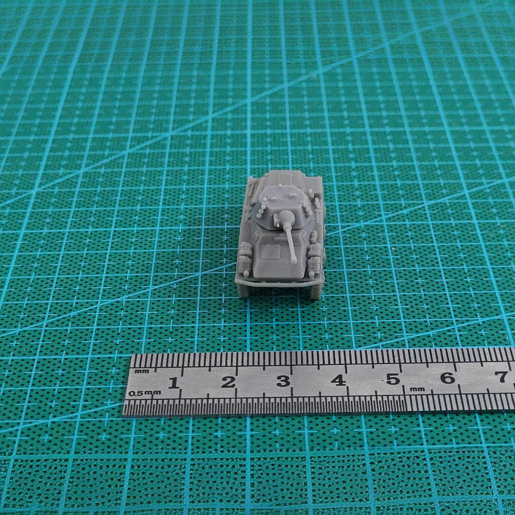 WWII German Sd.Kfz. 234/2 Wheeled Armor,3D Printed,1/144 Scale Mini Model,Resin