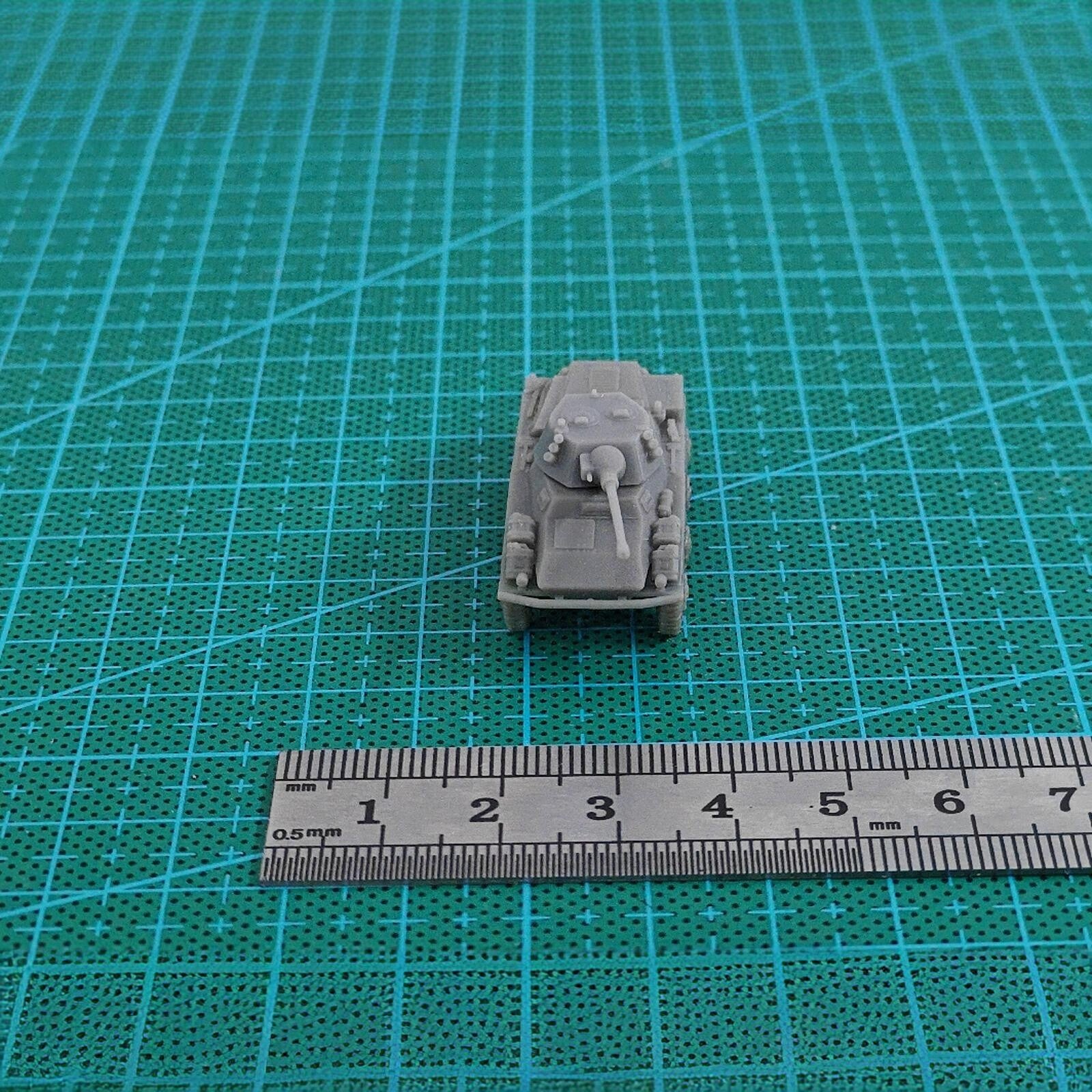 WWII German Sd.Kfz. 234/2 Wheeled Armor,3D Printed,1/144 Scale Mini Model,Resin