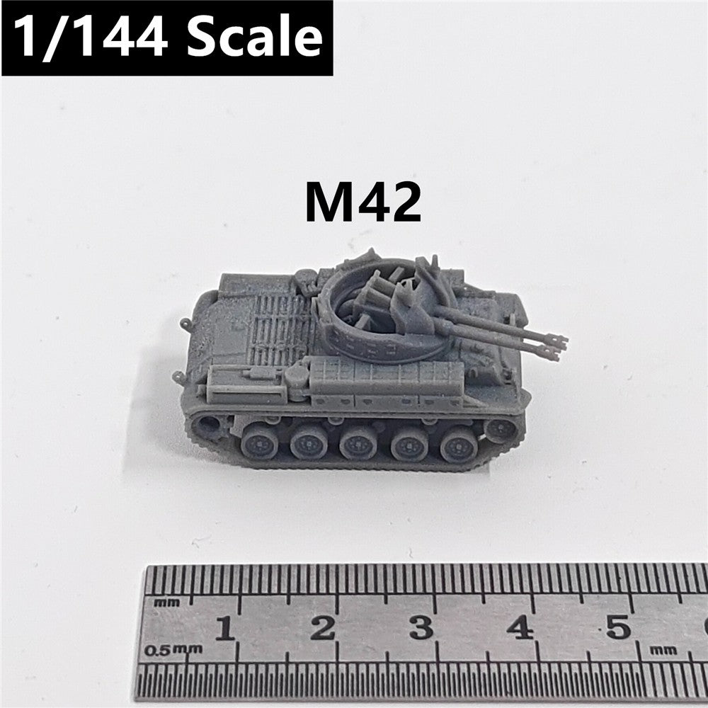 US Army M42 Duster, 3D Printed ,1/144 Scale Mini Tank Model,Resin