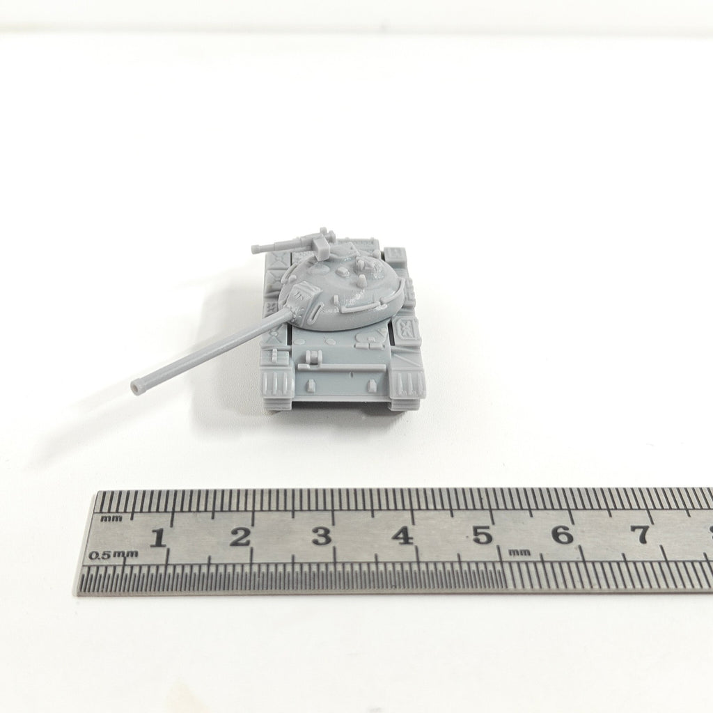 Soviet T-54 Medium Tank,3D Printed,1/144 Scale Mini Tank Model,Resin