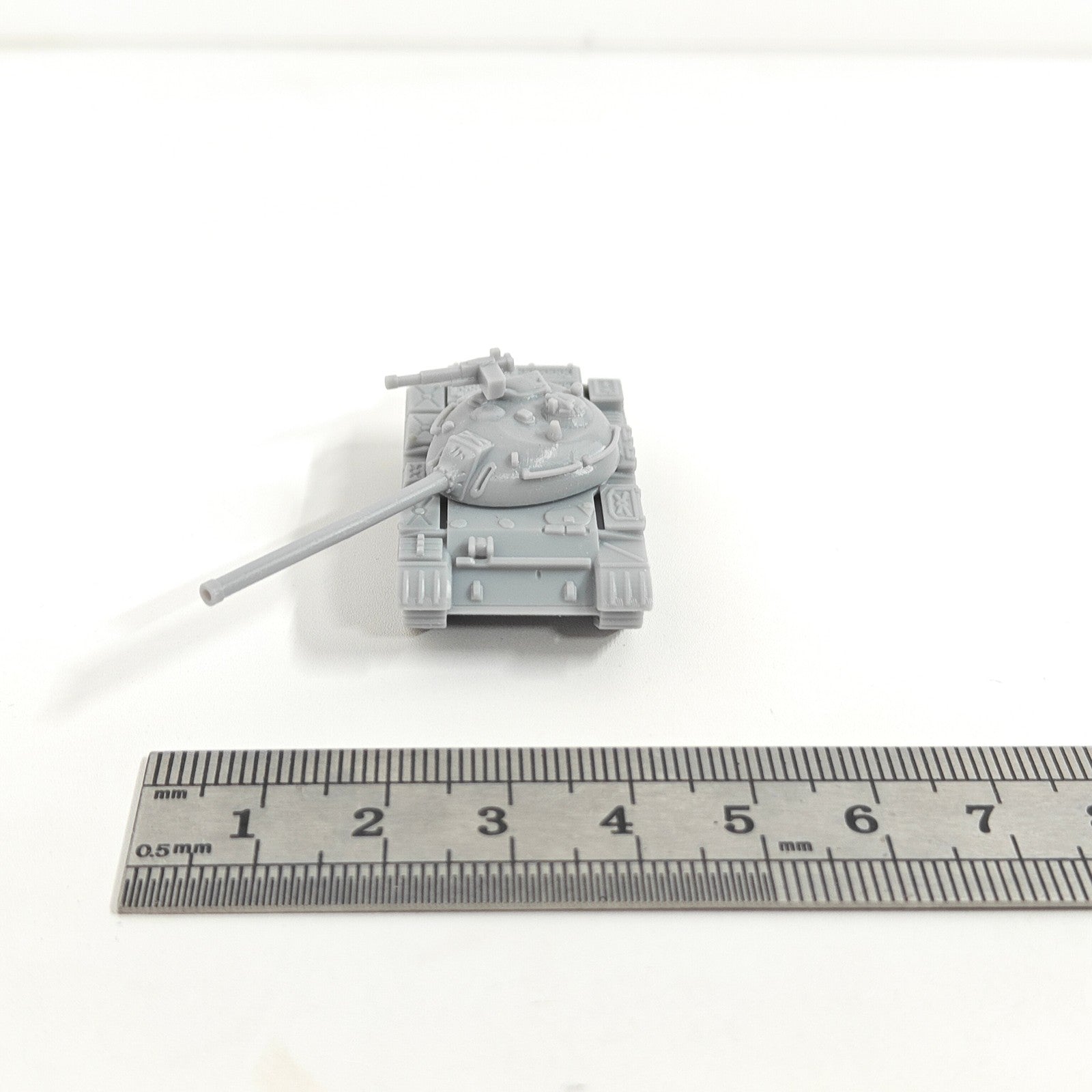 Soviet T-54 Medium Tank,3D Printed,1/144 Scale Mini Tank Model,Resin